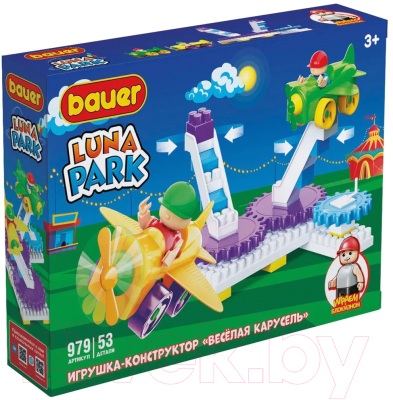 Конструктор Bauer Luna Park Аттракцион Веселая Карусель / 979 - фото