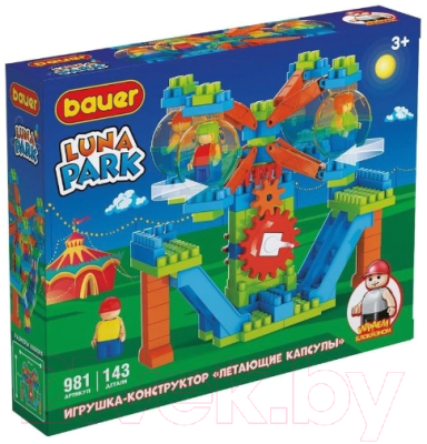 Конструктор Bauer Luna Park Аттракцион Летающие Капсулы / 981 - фото