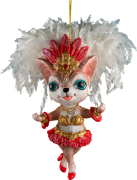 Елочная игрушка Erich Krause Decor. Чихуахуа на карнавале / 56510 - фото