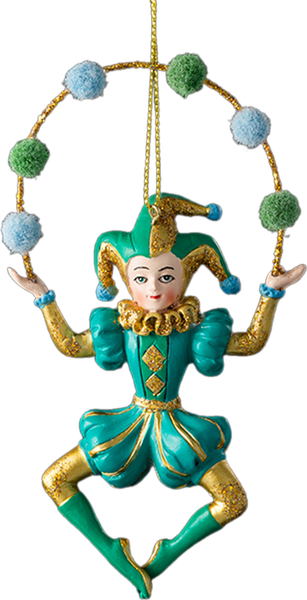 Елочная игрушка Erich Krause Decor. Арлекин / 53525 - фото