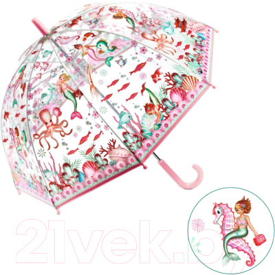 Зонт-трость Djeco Русалочка / DD04717