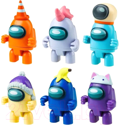 Набор фигурок коллекционных Among Us Оранжевый герой / AU6306A - фото