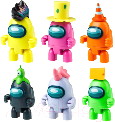 Набор фигурок коллекционных Among Us Розовый герой / AU6306B - фото