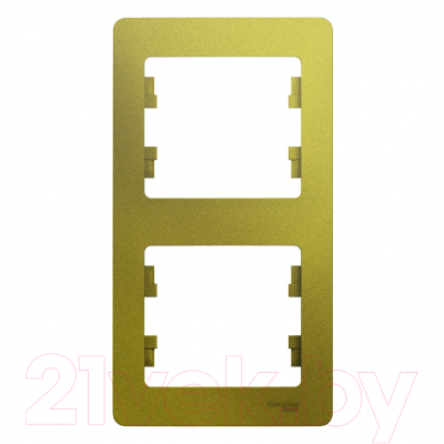 Рамка для выключателей и розеток Systeme (Schneider) Electric Glossa GSL001006 - фото