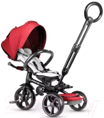 Трехколесный велосипед с ручкой QPlay Prime1R