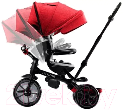 Трехколесный велосипед с ручкой QPlay Prime1R