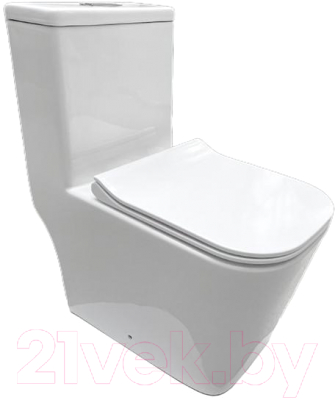 Унитаз напольный Triton Pro Mono MO-8706 (с сиденьем и арматурой) - фото