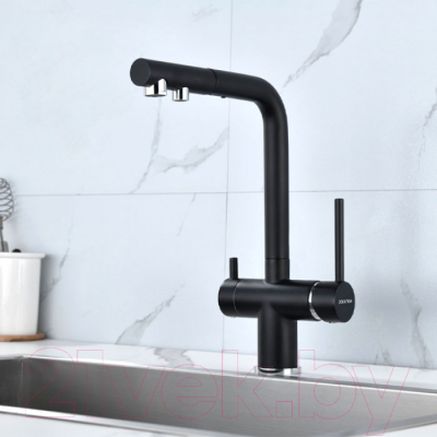 Смеситель Paulmark Serpentine Se213222-401 (антрацит)