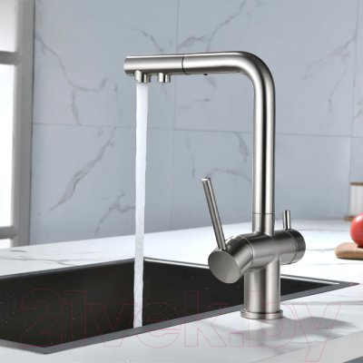 Смеситель Paulmark Serpentine Se213222-NI