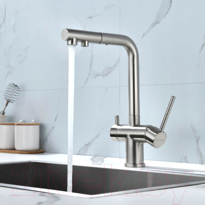 Смеситель Paulmark Serpentine Se213222-NI