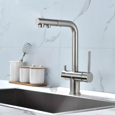 Смеситель Paulmark Serpentine Se213222-NI