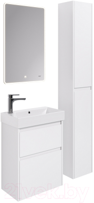 Тумба под умывальник Dreja Slim 55 / 99.0400 (белый глянец)