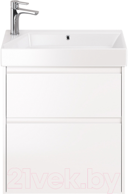 Тумба под умывальник Dreja Slim 65 / 99.0401 (белый глянец)