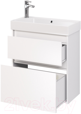 Тумба под умывальник Dreja Slim 65 / 99.0401 (белый глянец)