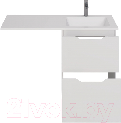 Тумба под умывальник Dreja Bona 60 / 99.0451 (белый глянец)