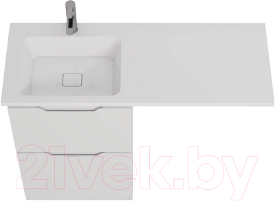 Тумба под умывальник Dreja Bona 60 / 99.0451 (белый глянец)