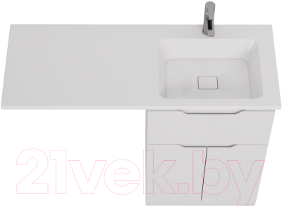 Тумба под умывальник Dreja Vega 60 / 99.0450 (белый глянец)