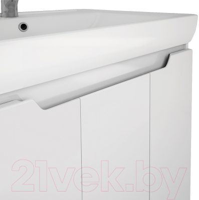 Тумба под умывальник Dreja Q Plus D 80 / 99.1006 (белый глянец)