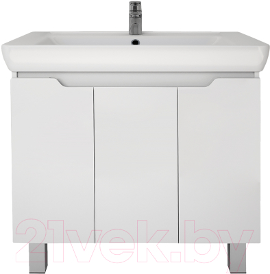 Тумба под умывальник Dreja Q Plus D 80 / 99.1006 (белый глянец)