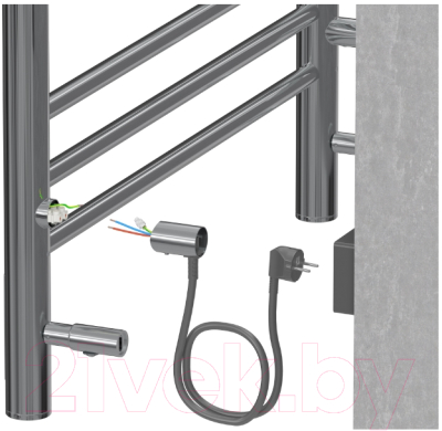 Полотенцесушитель электрический Aquatek Альфа П7 500x700