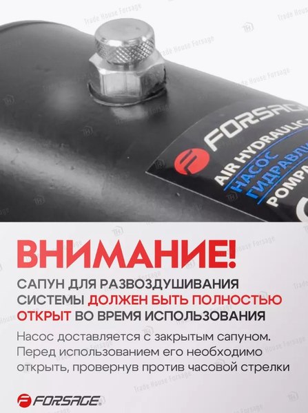 Насос гидравлический Forsage F-TRA3401 BIG