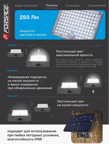 Светильник уличный Forsage F-WL6012