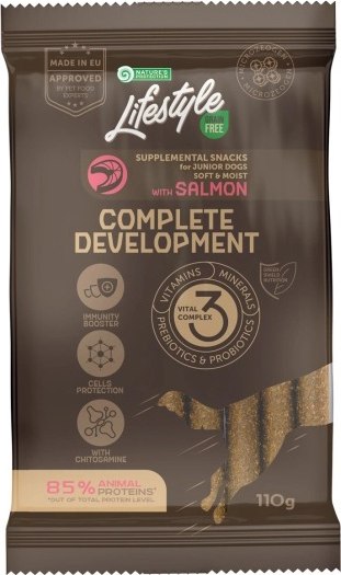 Лакомство для собак Nature's Protection Lifestyle Grain Free с лососем / KIKNPLS47204 - фото