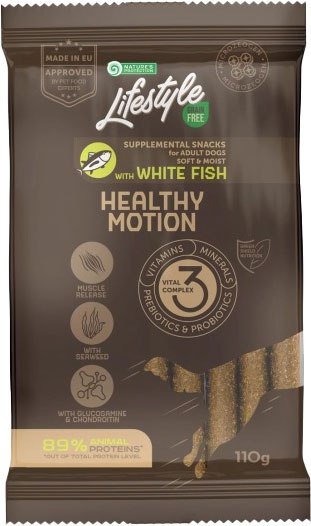 Лакомство для собак Nature's Protection Lifestyle с белой рыбой / KIKNPLS47207 - фото