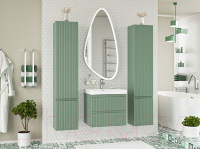 Шкаф-пенал для ванной Brevita Victory 35 / VIC-05035-080L