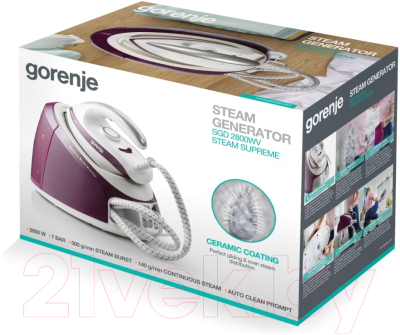 Утюг с парогенератором Gorenje SGD2800WV