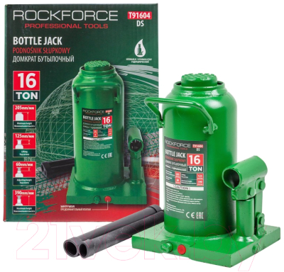 Бутылочный домкрат RockForce RF-T91604 (DS)