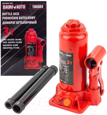 Бутылочный домкрат BaumAuto BM-T90304