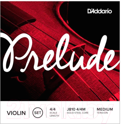 Струны для смычковых D'Addario J810 4/4M - фото