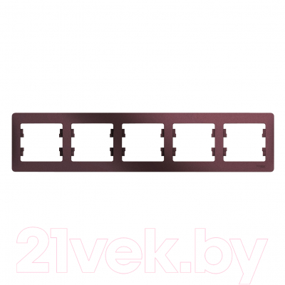 Рамка для выключателей и розеток Systeme (Schneider) Electric Glossa GSL001105 - фото