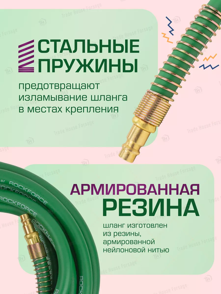 Шланг гидравлический RockForce RF-AHF-1010