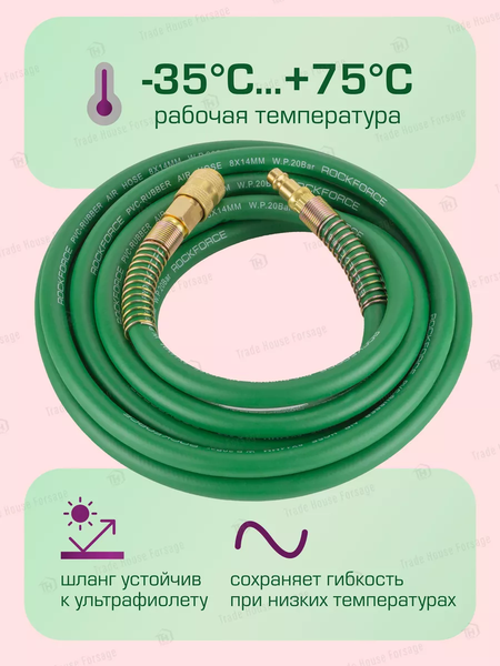 Шланг гидравлический RockForce RF-AHF-1010