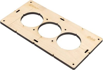 Шаблон разметочный EKF Для подрозетников / sh-d68-3