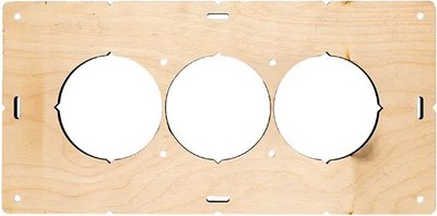 Шаблон разметочный EKF Для подрозетников / sh-d68-3