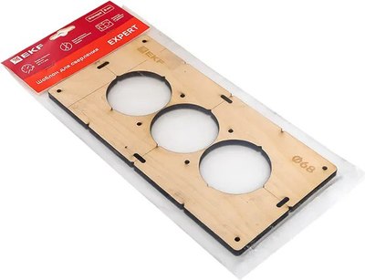 Шаблон разметочный EKF Для подрозетников / sh-d68-3