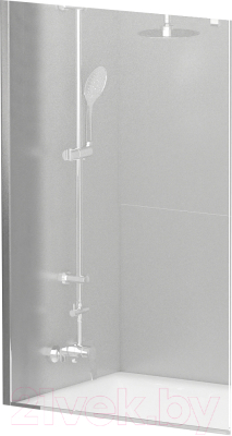 Стеклянная шторка для ванны Cezares LIBERTA-V-1-TB-90/155-C-Cr - фото