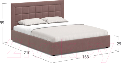 Двуспальная кровать Moon Family 1251 / MF004992