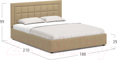 Двуспальная кровать Moon Family 1251 / MF004913