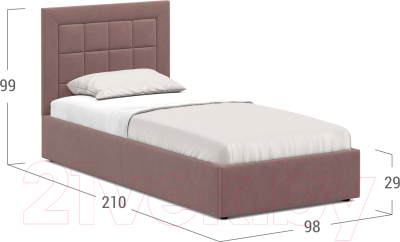 Односпальная кровать Moon Family 1251 / MF004995