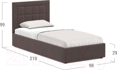 Односпальная кровать Moon Trade 1251 / MF004945