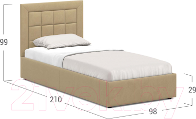 Односпальная кровать Moon Trade 1251 / MF004916