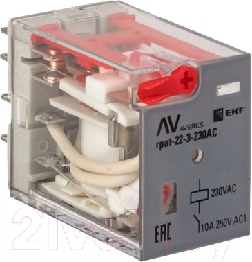 Реле промежуточное EKF Averes rpat-22-3-230AC - фото