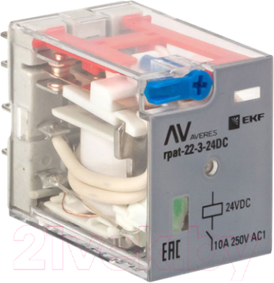 Реле промежуточное EKF Averes rpat-22-3-24DC - фото
