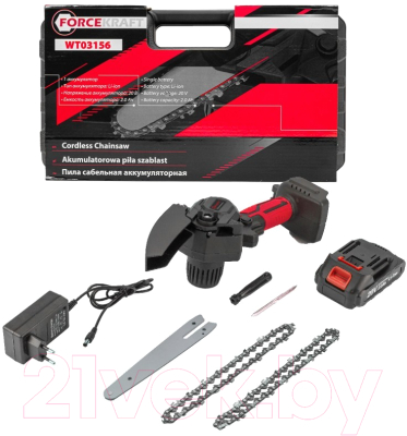 Пила цепная аккумуляторная ForceKraft FK-WT03156