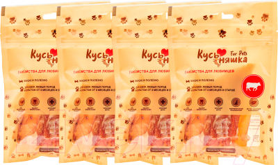 Набор лакомств для собак Кусьняшка Аорта говяжья - фото