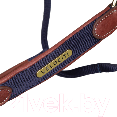 Недоуздок для лошади Shires Velociti Lusso Premium / 4153/NAVY/COB